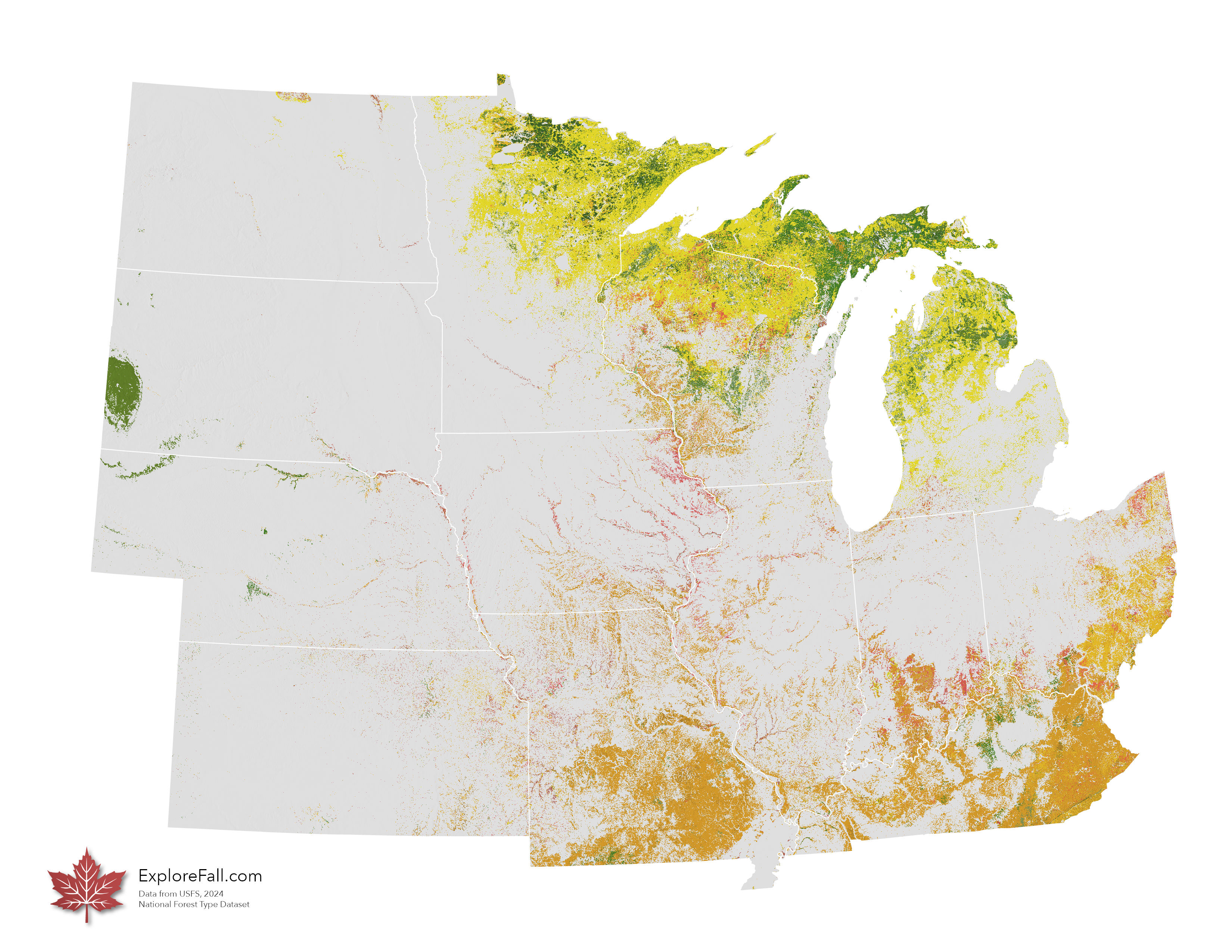 Southeast fall foliage colors